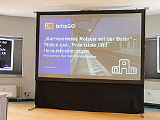 Startbildschirm Präsentation DB InfraGo