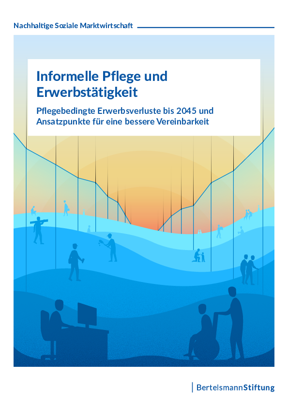 Deckblatt der Studie zu Informeller Pflege und Erwerbstätigkeit